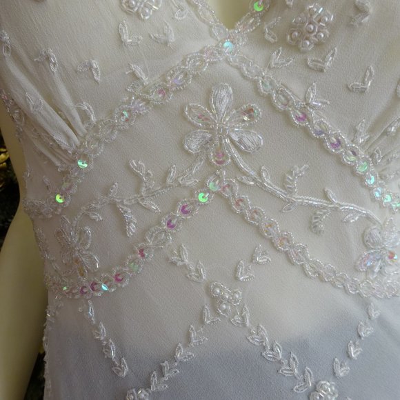 Beaded silk top - Picture 4 of 7